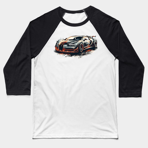 Bugatti Veyron Baseball T-Shirt by Vehicles-Art